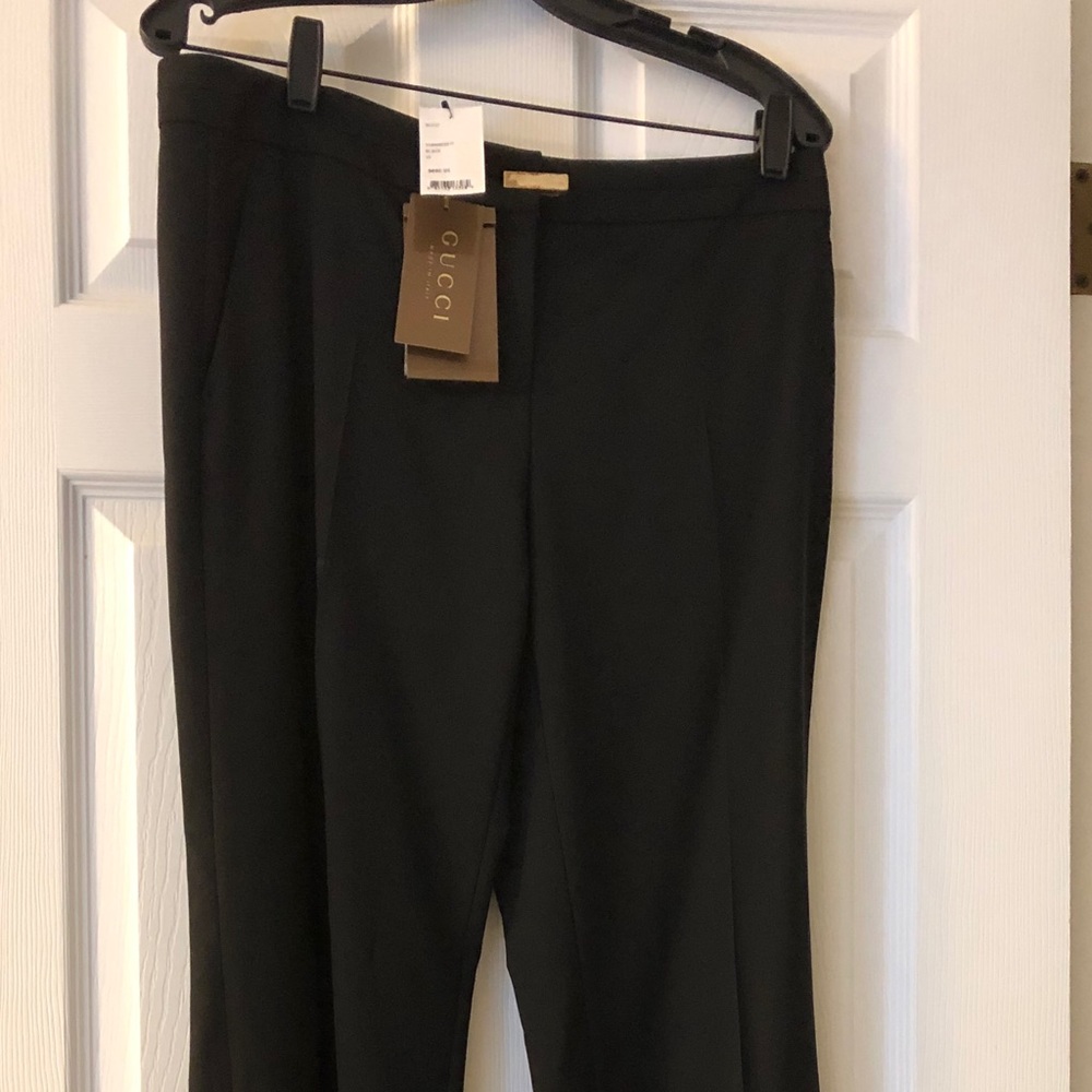 NWT Gucci black pants- size 44 (Italian size)